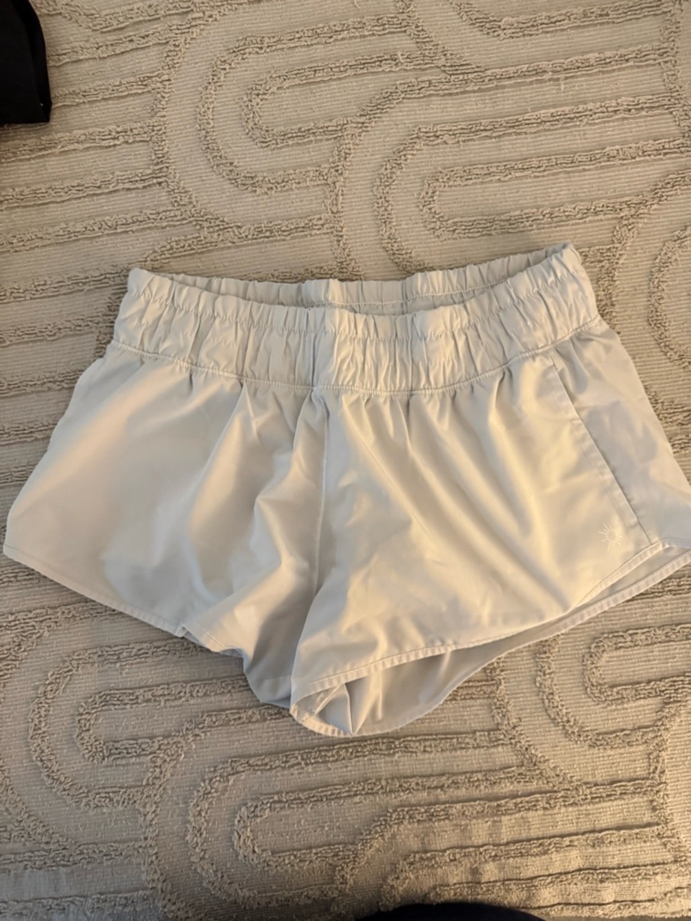 Aerie White Athletic Shorts